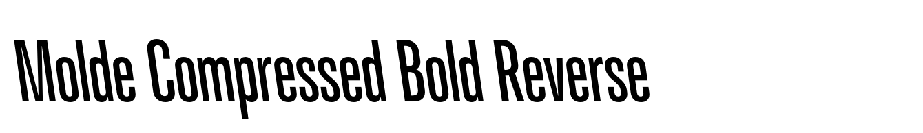 Molde Compressed Bold Reverse